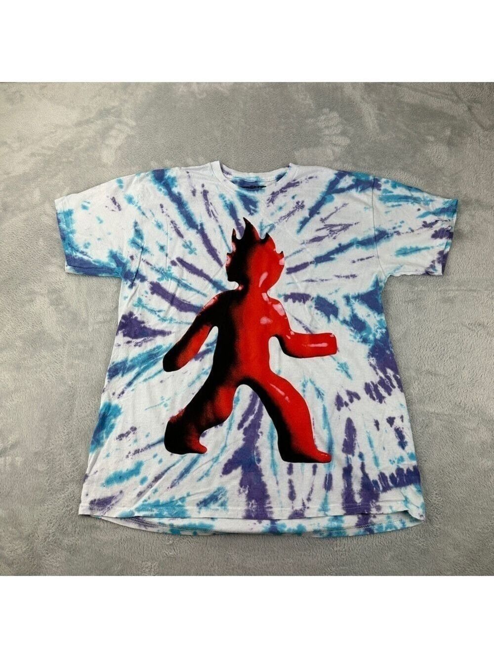Cactus Jack Travis Scott Flame Tie Dye T-Shirt Medium
